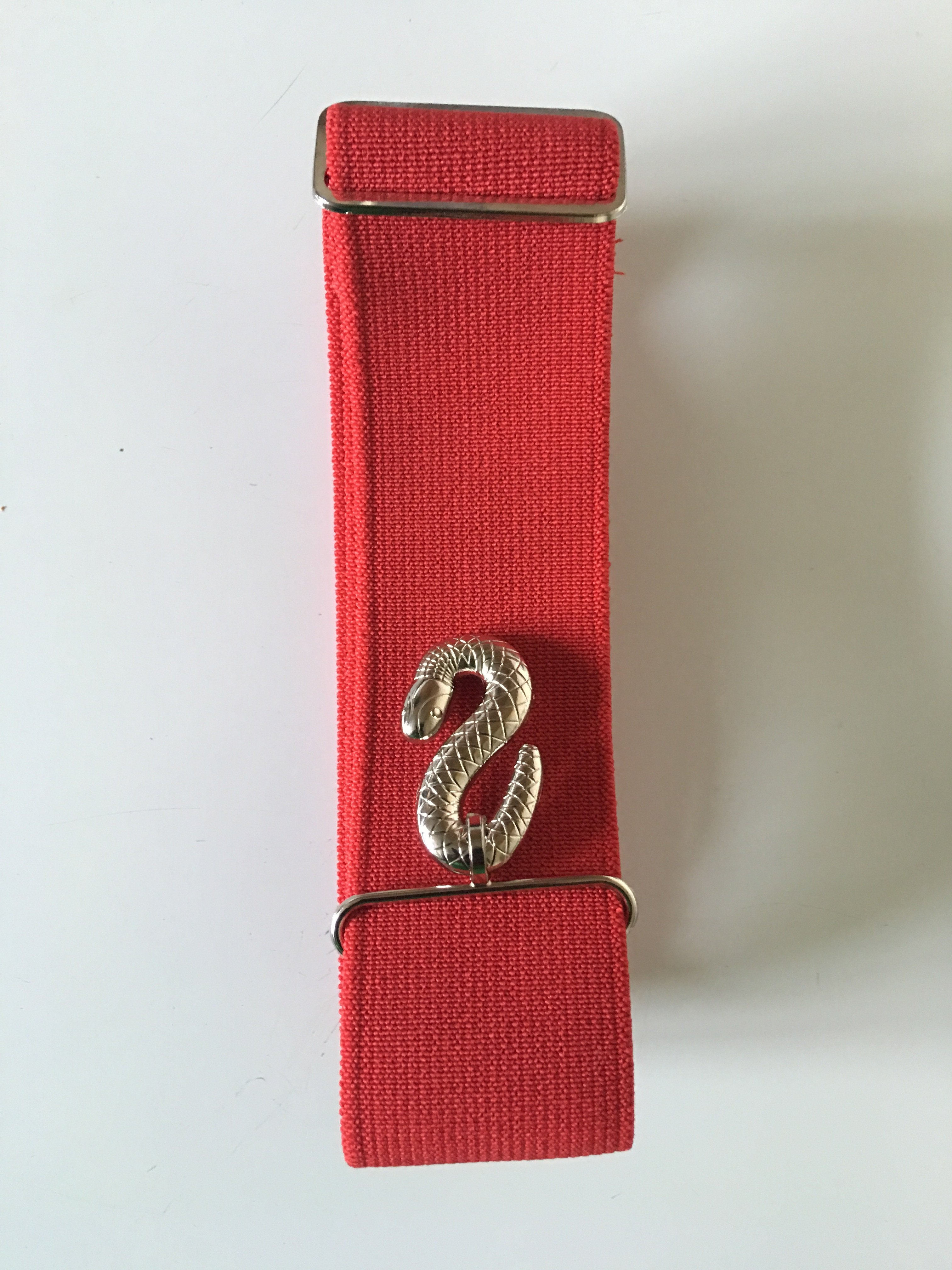 PTI RED BELT WITH “S” CLASP 1905